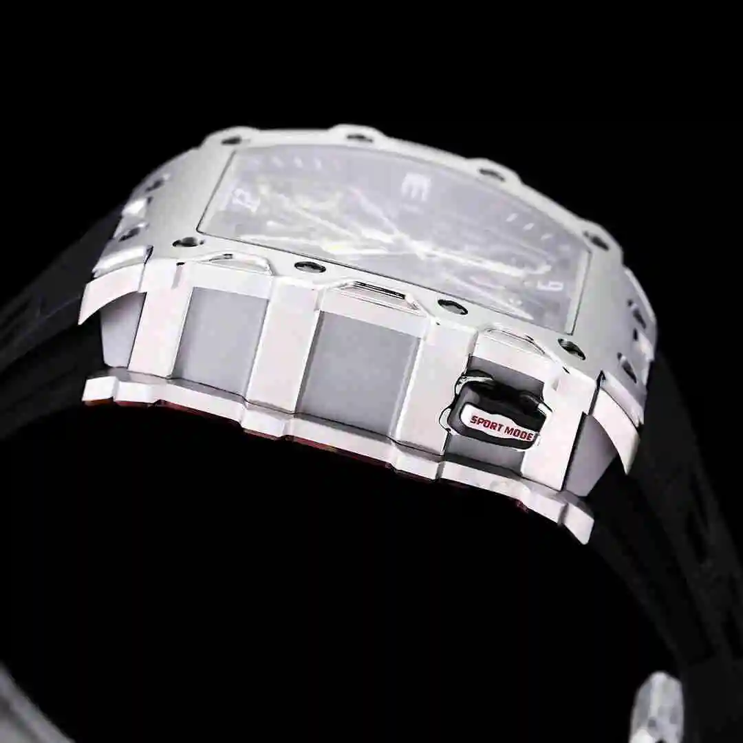 General Watches Richard Mille Richard Miller Watch Men's Watch Paired with Original Fully Automatic Mechanical Movement Top Grade 316 Precision Steel Case with Mineral Super Strong Mirror Diameter 43mm KK view 4