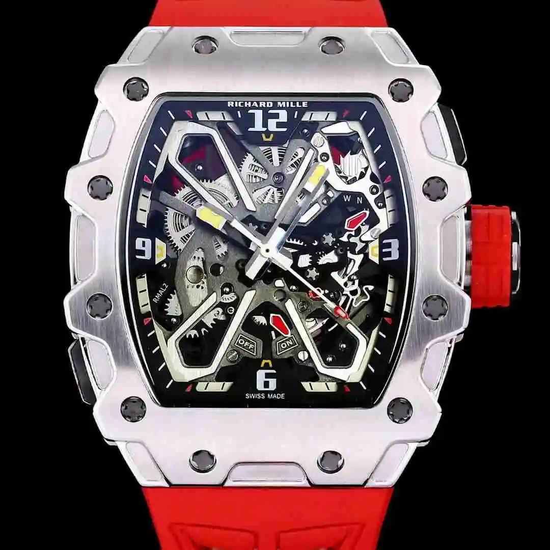 General Watches Richard Mille Richard Miller Watch Men's Watch Paired with Original Fully Automatic Mechanical Movement Top Grade 316 Precision Steel Case with Mineral Super Strong Mirror Diameter 43mm KK view 7