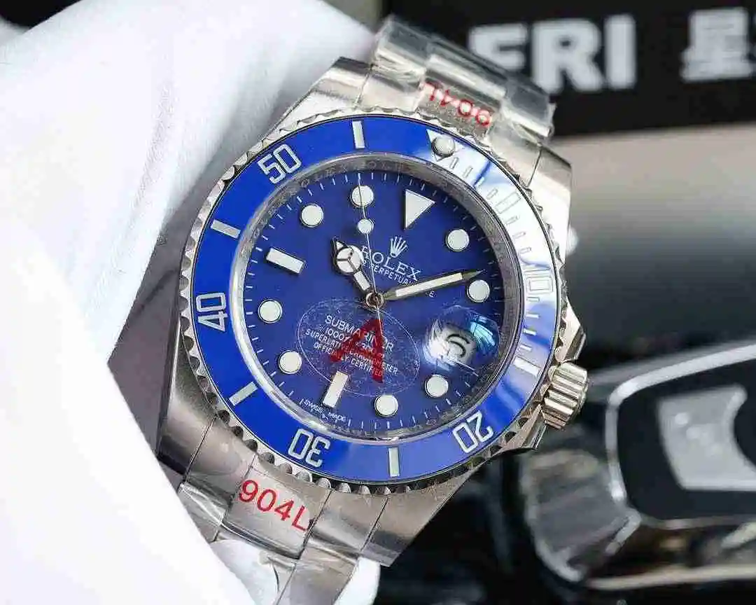 General Watches ROLEX Water Ghost Series Black Green Blue Series Watch view 6