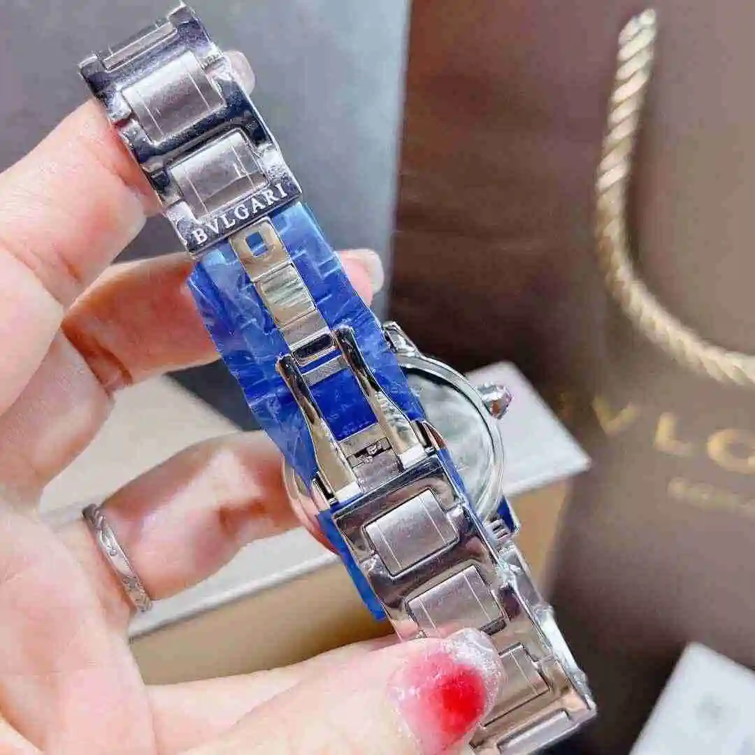 General Watches Bvlgari Bulgari Watch Women's Watch Paired with Original Fully Automatic Mechanical Movement Top Grade 316 Precision Steel Case with Mineral Super Strong Mirror Diameter 33mm kk02700 view 2