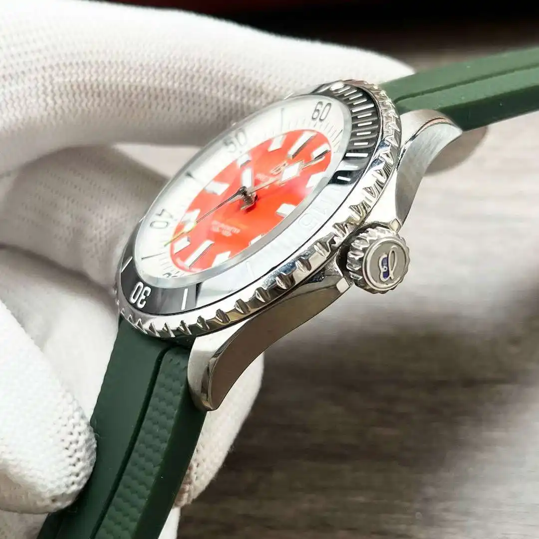 General Watches Breitling Watch Bai@Ling men's watch with original fully automatic mechanical movement, top-grade 316 stainless steel case and strap, mineral super mirror, diameter 44mm KK04450 1 view 4