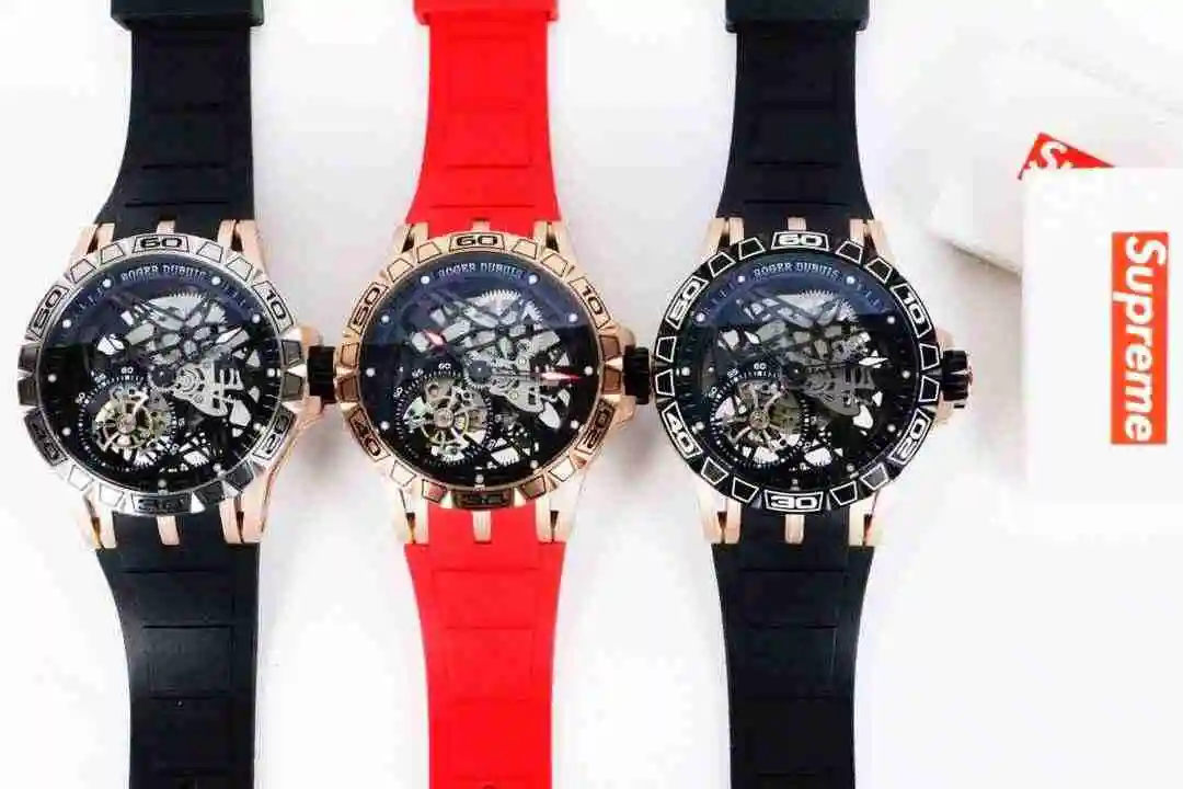 General Watches Roger Duby White 600 Rose Black 620 Watch view 3