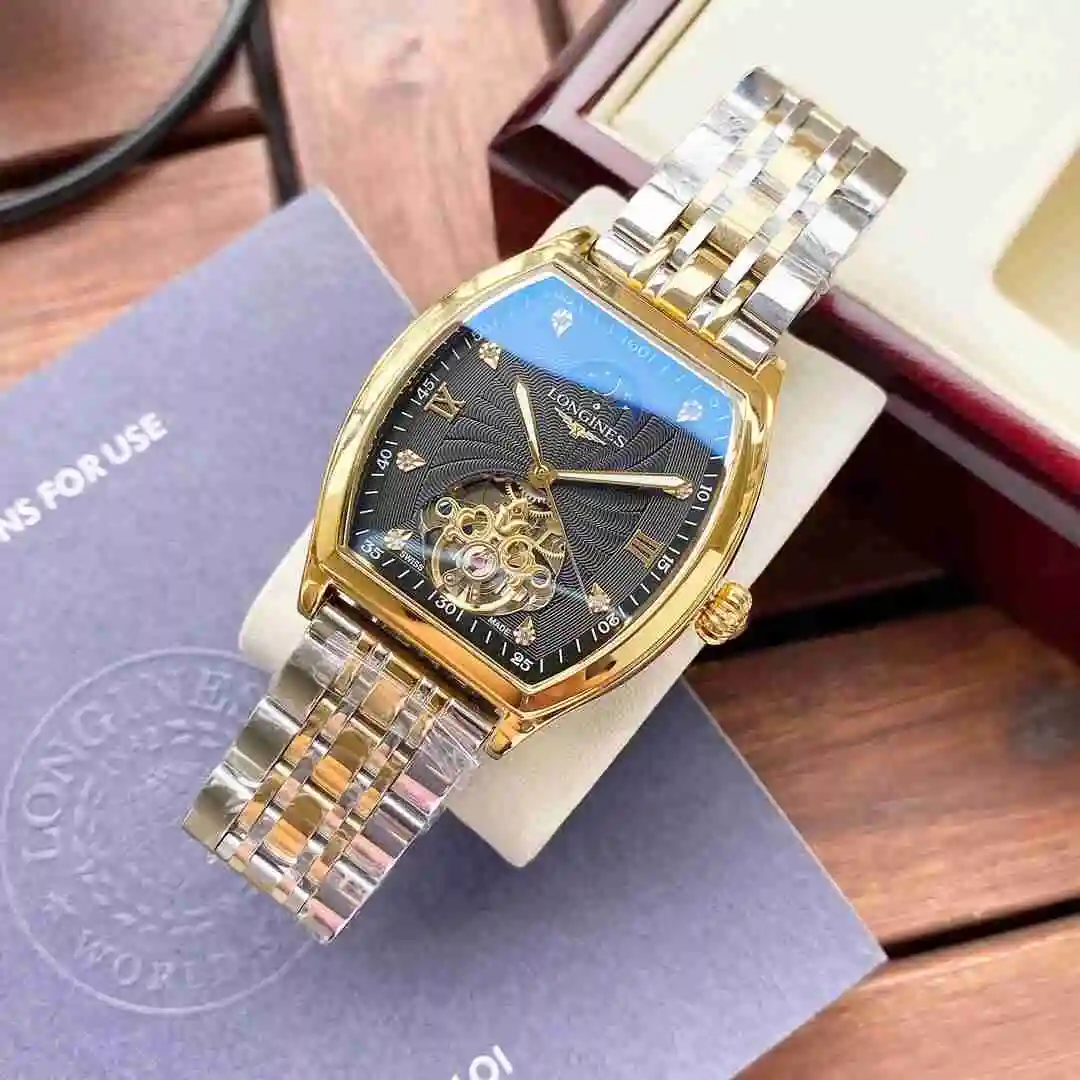 General Watches Longines watch for men with original fully automatic mechanical movement, top grade 316 precision steel case with mineral super strong mirror diameter 42mm KK05250 view 3