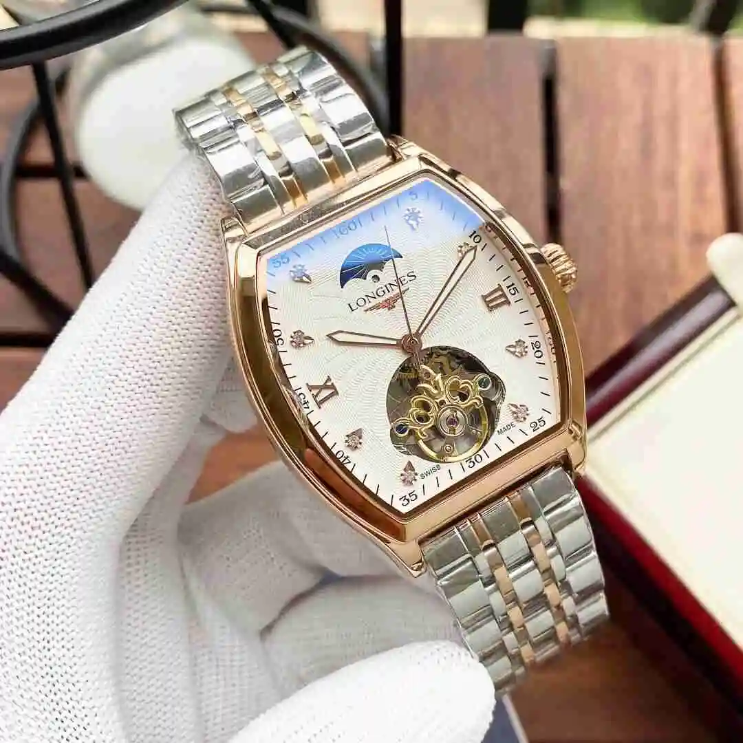 General Watches Longines watch for men with original fully automatic mechanical movement, top grade 316 precision steel case with mineral super strong mirror diameter 42mm KK05250 view 7