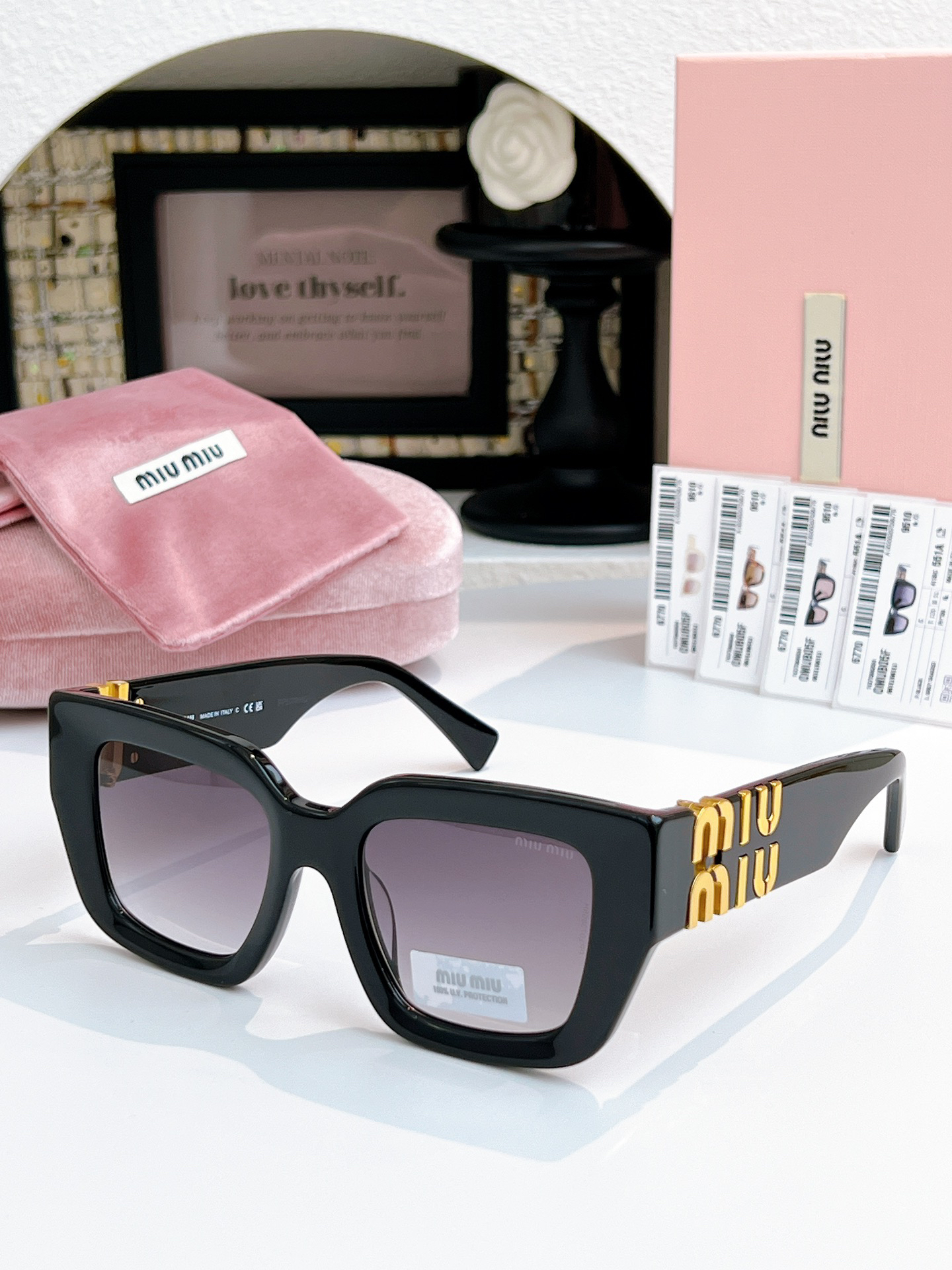 Miu Miu EL:SMU B05-F Size 51-20-135 1408160 Sunglasses view 1