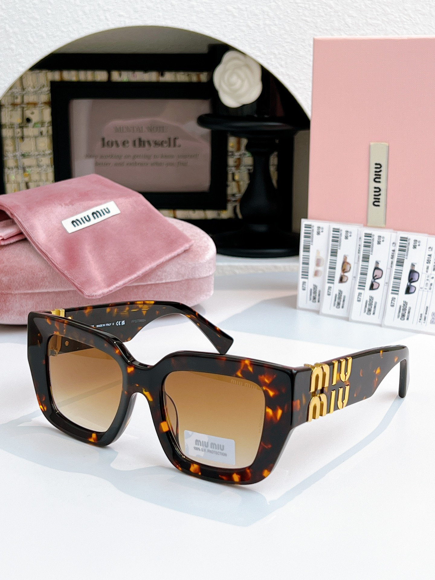 Miu Miu EL:SMU B05-F Size 51-20-135 1408160 Sunglasses view 2