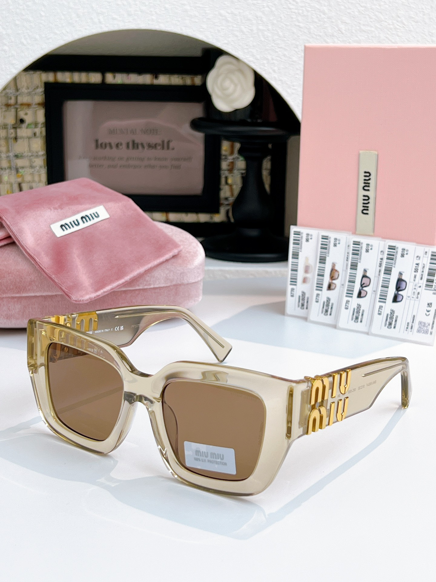Miu Miu EL:SMU B05-F Size 51-20-135 1408160 Sunglasses view 3