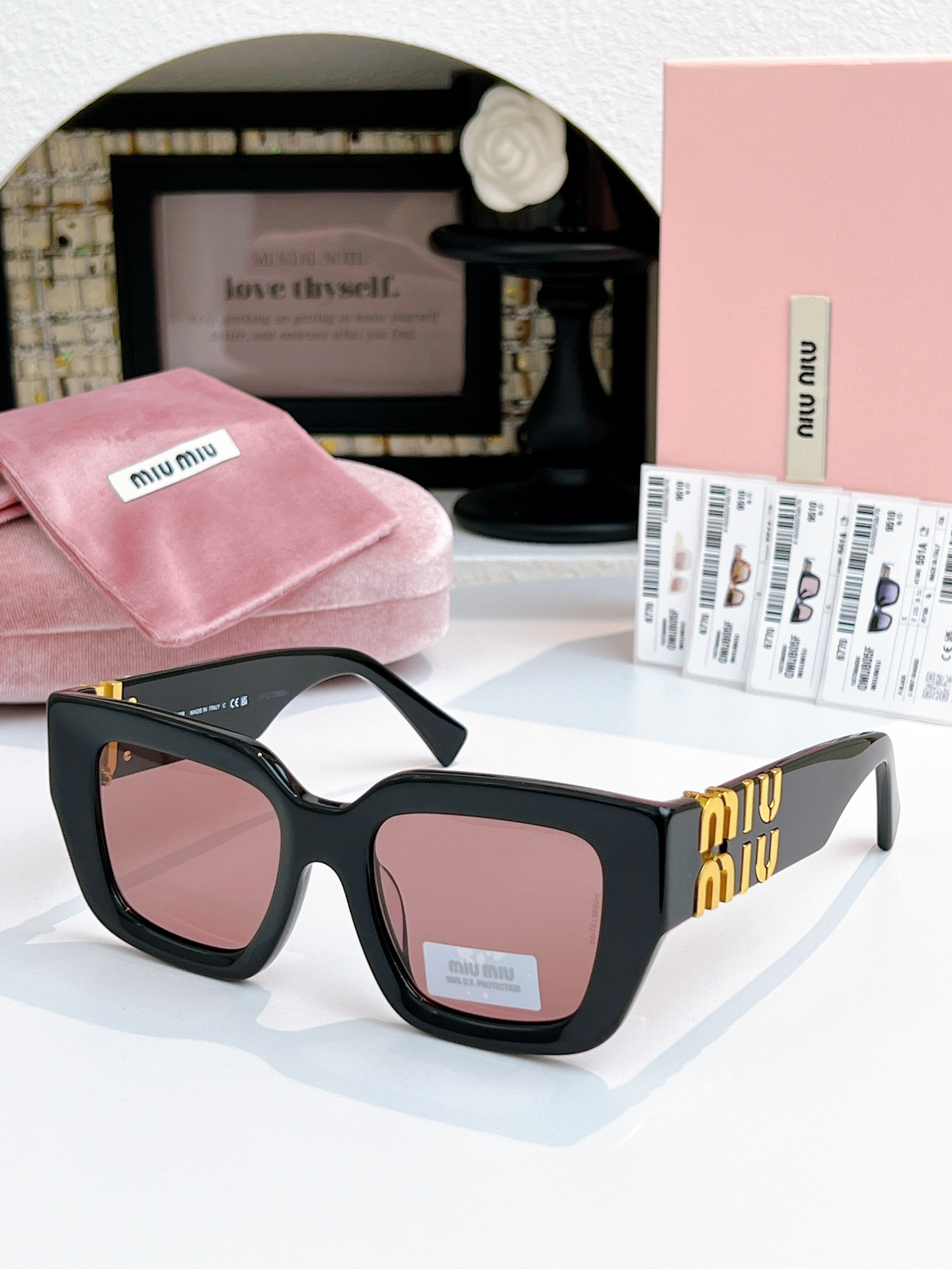 Miu Miu EL:SMU B05-F Size 51-20-135 1408160 Sunglasses view 6