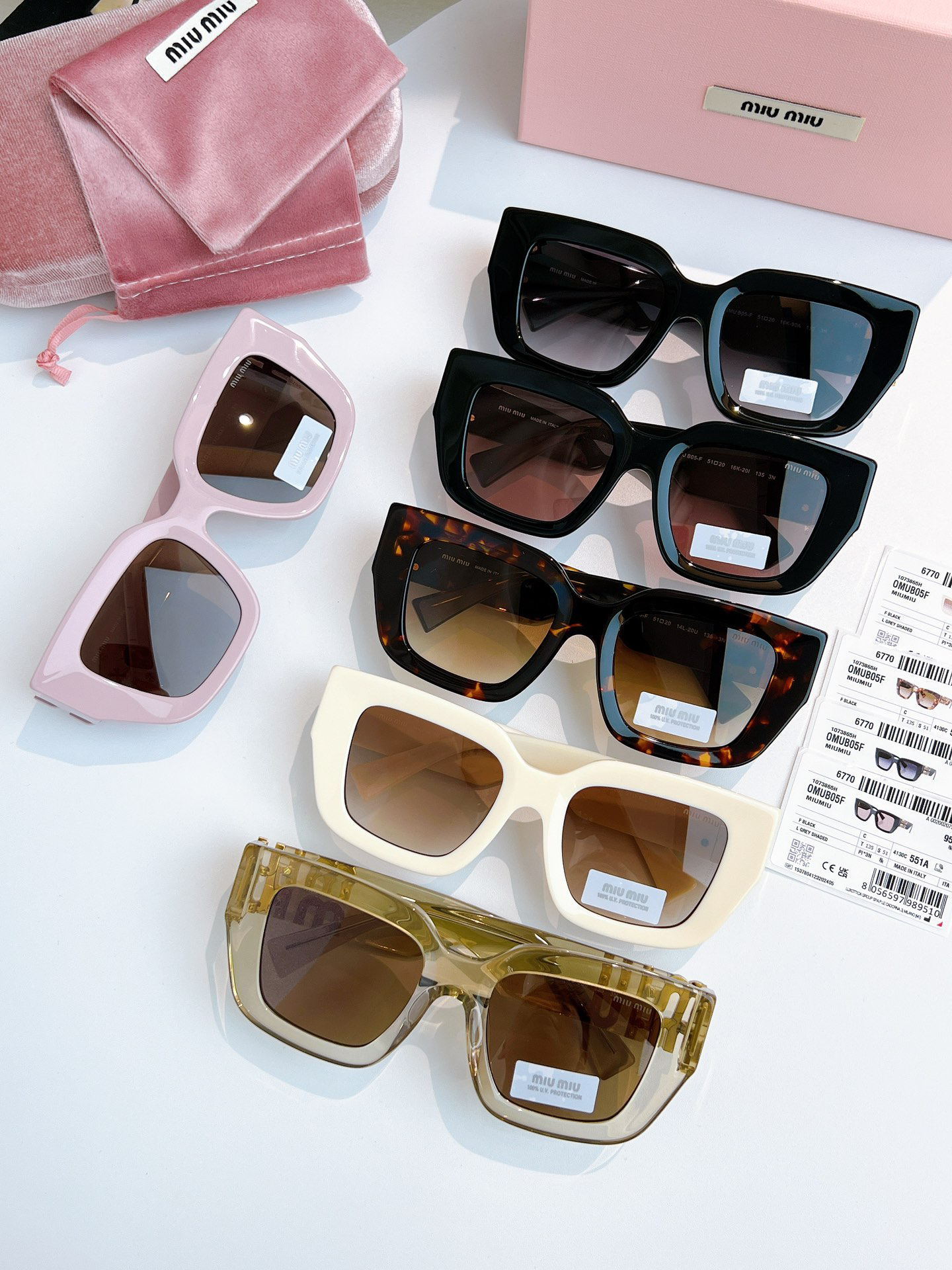 Miu Miu EL:SMU B05-F Size 51-20-135 1408160 Sunglasses view 9
