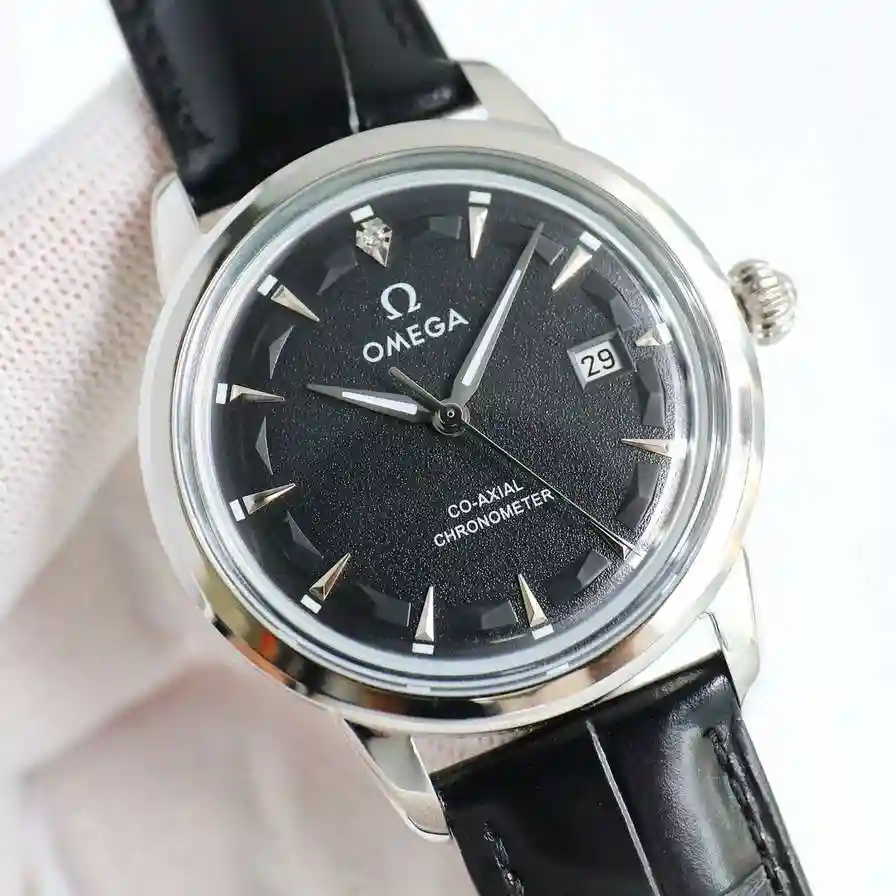 General Watches Omega Ou @ Miga Watch Men's Watch Paired with Original Fully Automatic Mechanical Movement Top Grade 316 Precision Steel Case with Mineral Super Strong Mirror Diameter 40mm KK09800 view 9