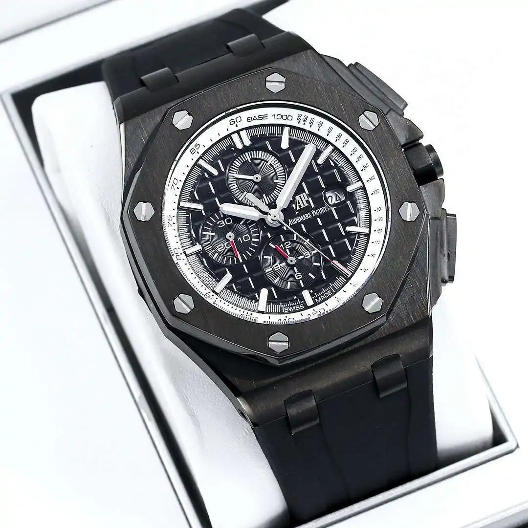 General Watches Watch, men's watch with original fully automatic mechanical movement, top-grade 316 stainless steel case and strap, mineral super mirror, diameter 42cm KK06050 1 view 6