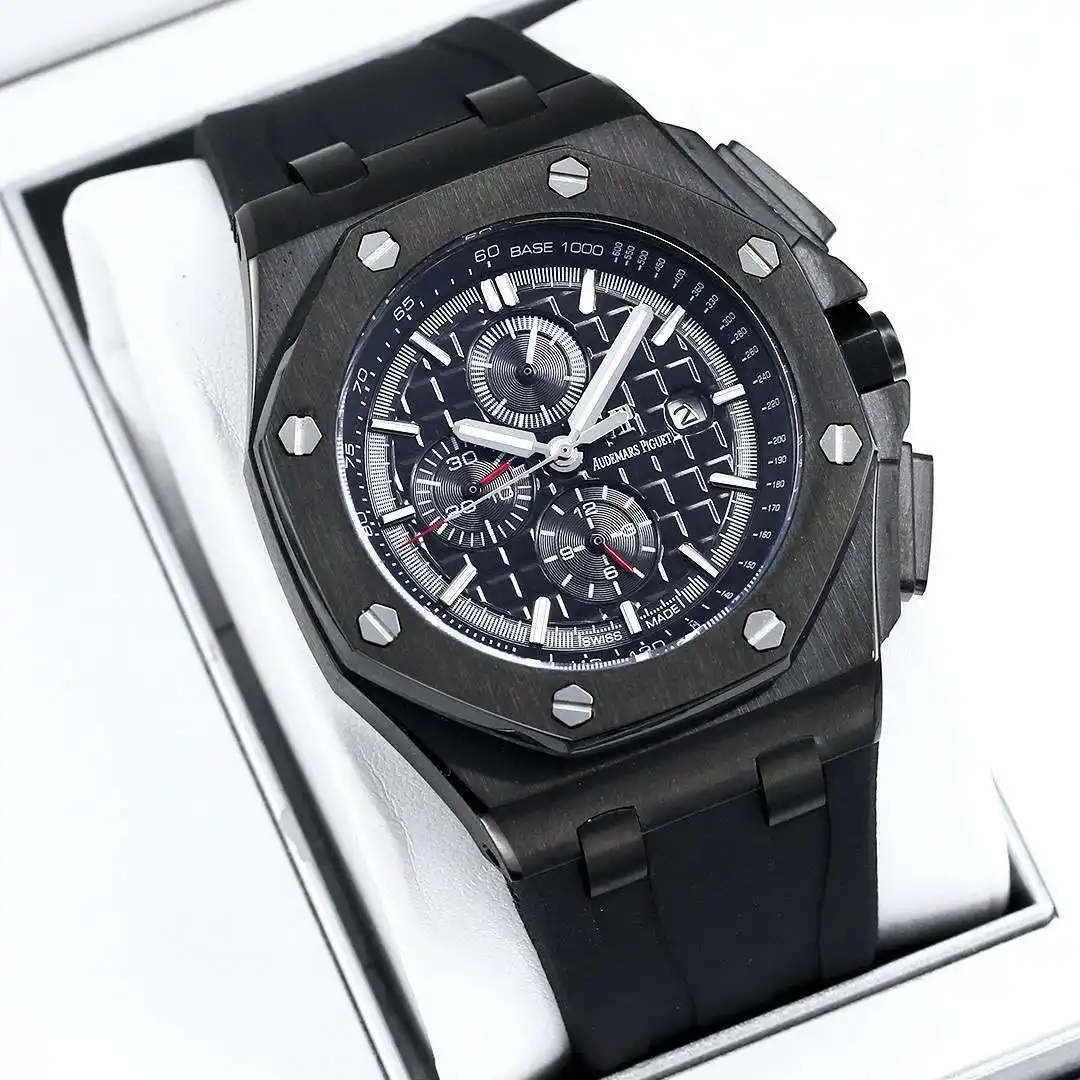 General Watches Watch, men's watch with original fully automatic mechanical movement, top-grade 316 stainless steel case and strap, mineral super mirror, diameter 42cm KK06050 1 view 7