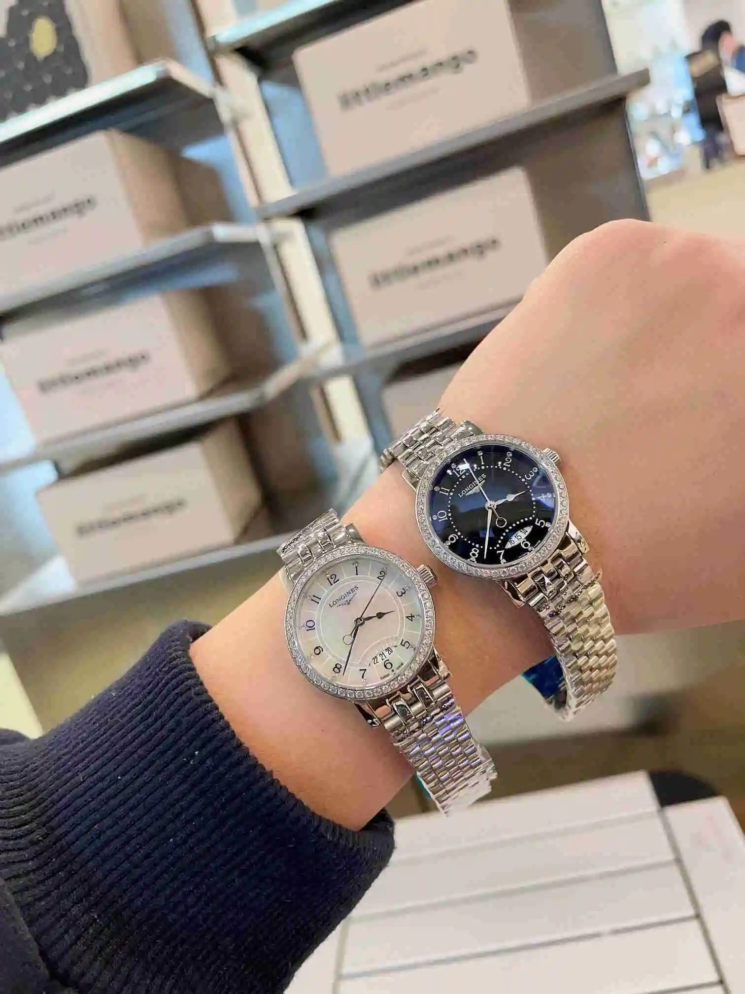 General Watches Longines watch for women with original fully automatic mechanical movement, top grade 316 precision steel case with mineral super strong mirror diameter 32mm KK02750 1 view 2