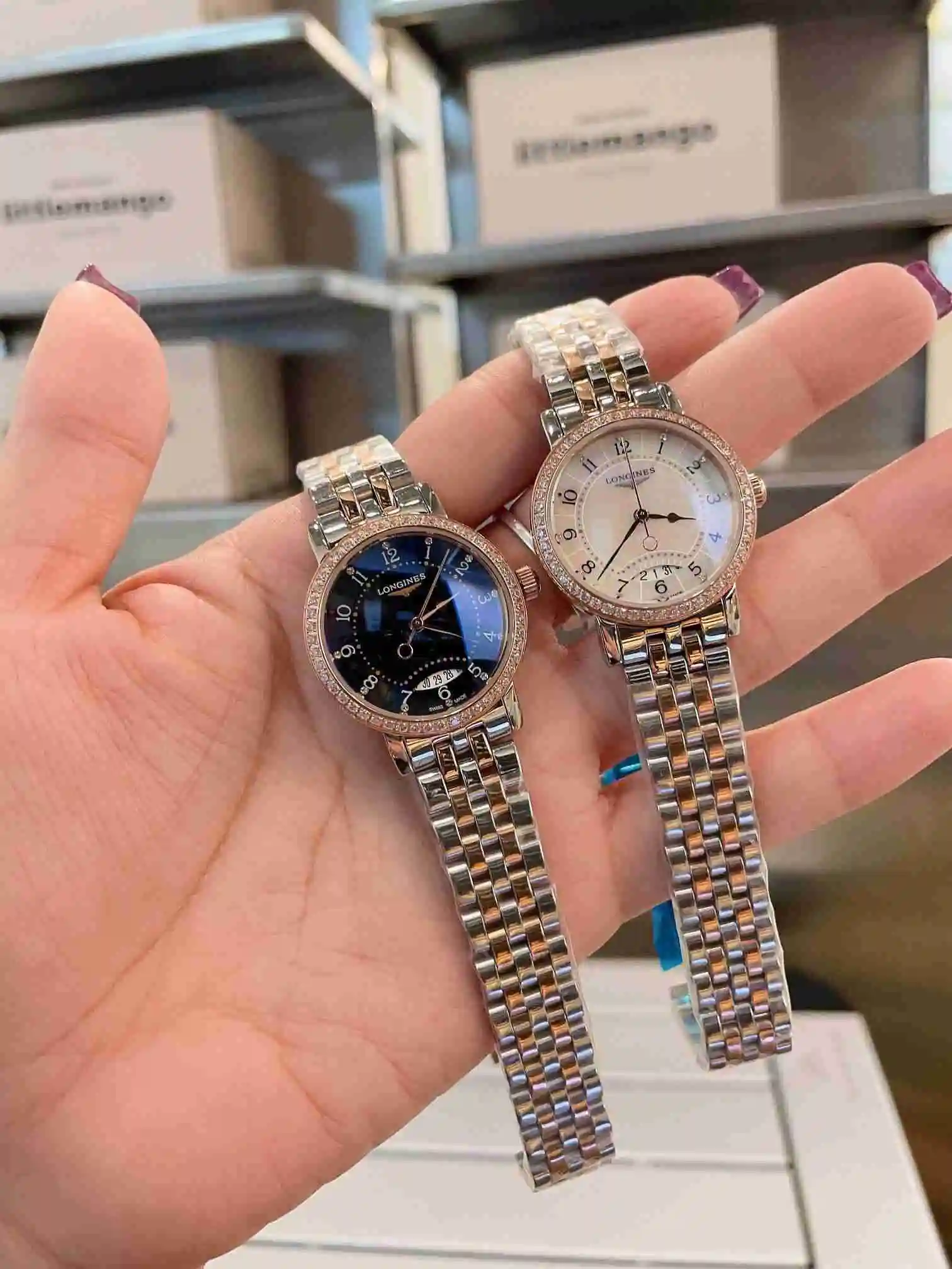 General Watches Longines watch for women with original fully automatic mechanical movement, top grade 316 precision steel case with mineral super strong mirror diameter 32mm KK02750 1 view 4