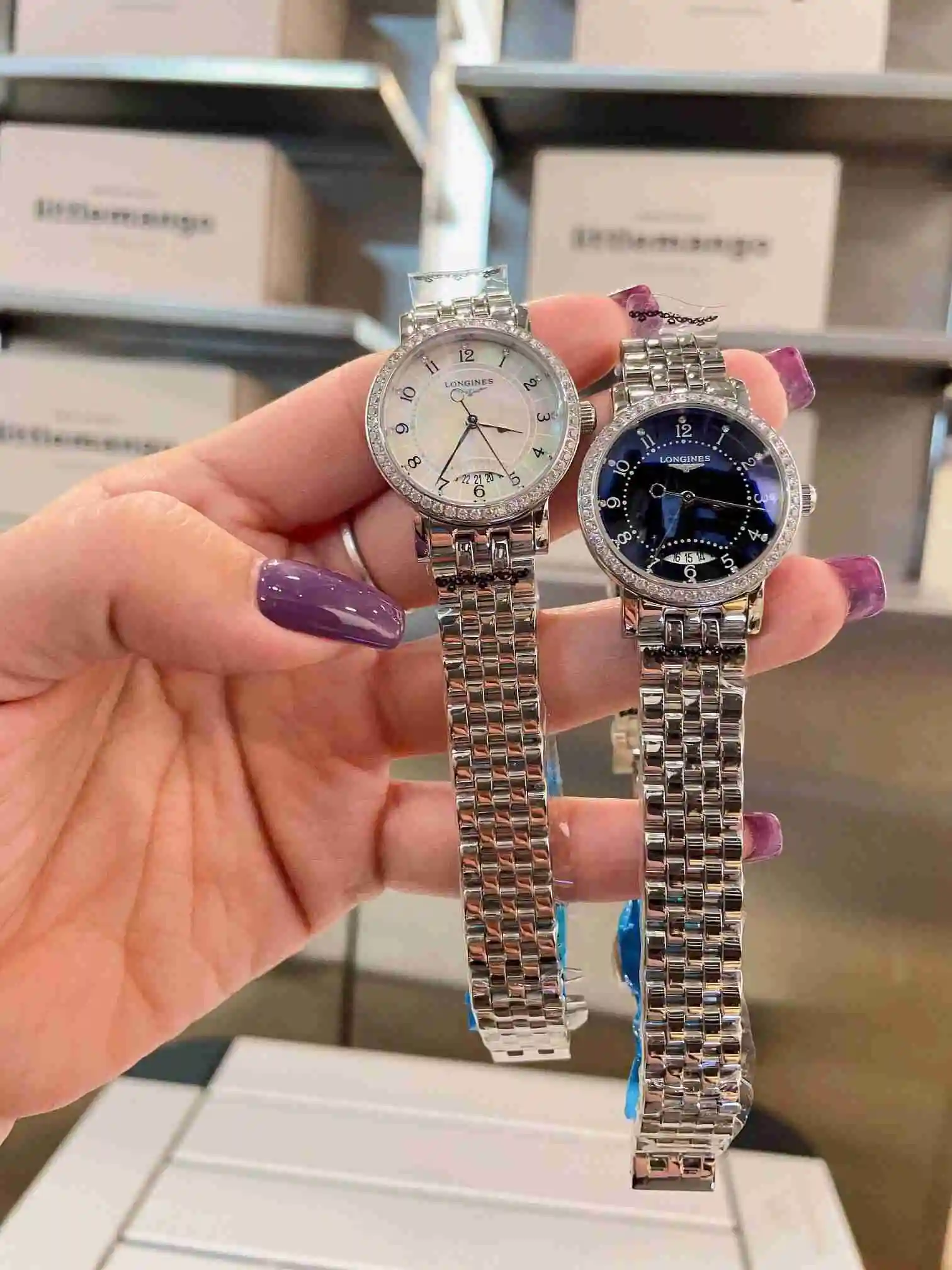 General Watches Longines watch for women with original fully automatic mechanical movement, top grade 316 precision steel case with mineral super strong mirror diameter 32mm KK02750 1 view 7