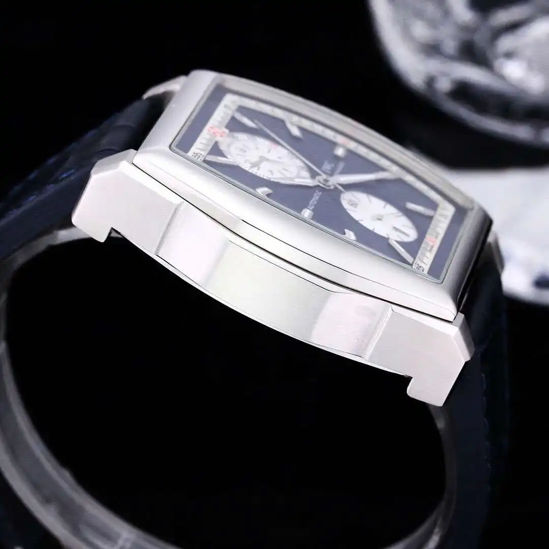 General Watches IWC men's watch with original fully automatic mechanical movement, top 316 stainless steel case and strap, mineral super mirror, diameter 43mm KK08500 view 4