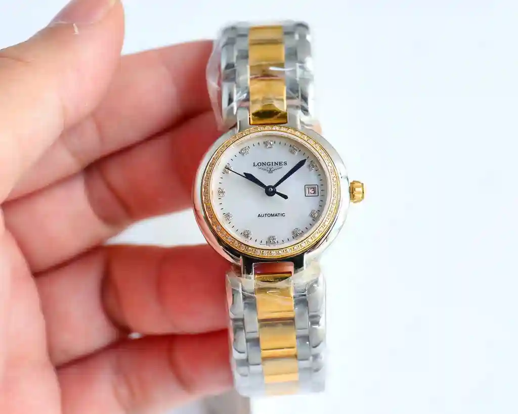 General Watches Longines Lang@Qin Watch Women's Watch with Original Fully Automatic Mechanical Movement Top 316 Stainless Steel Case Strap Mineral Super Strong Mirror Diameter 25mm KK view 6