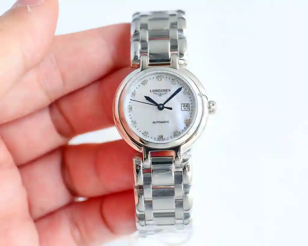 General Watches Longines Lang@Qin Watch Women's Watch with Original Fully Automatic Mechanical Movement Top 316 Stainless Steel Case Strap Mineral Super Strong Mirror Diameter 25mm KK view 7