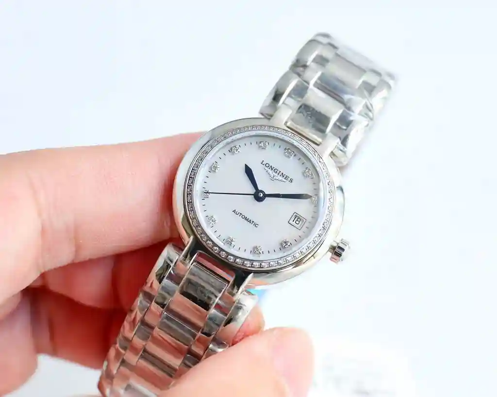 General Watches Longines Lang@Qin Watch Women's Watch with Original Fully Automatic Mechanical Movement Top 316 Stainless Steel Case Strap Mineral Super Strong Mirror Diameter 25mm KK view 8