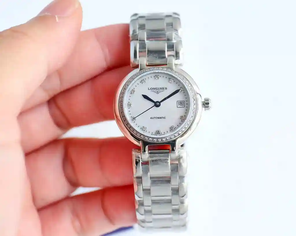 General Watches Longines Lang@Qin Watch Women's Watch with Original Fully Automatic Mechanical Movement Top 316 Stainless Steel Case Strap Mineral Super Strong Mirror Diameter 25mm KK view 9