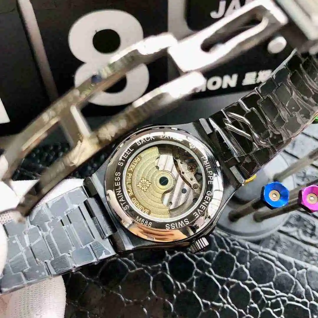 General Watches Patek Philippe Watch Men's Watch Paired with Original Fully Automatic Mechanical Movement Top Grade 316 Precision Steel Case Case with Mineral Super Strong Mirror Diameter 42mm KK05450 5 view 3