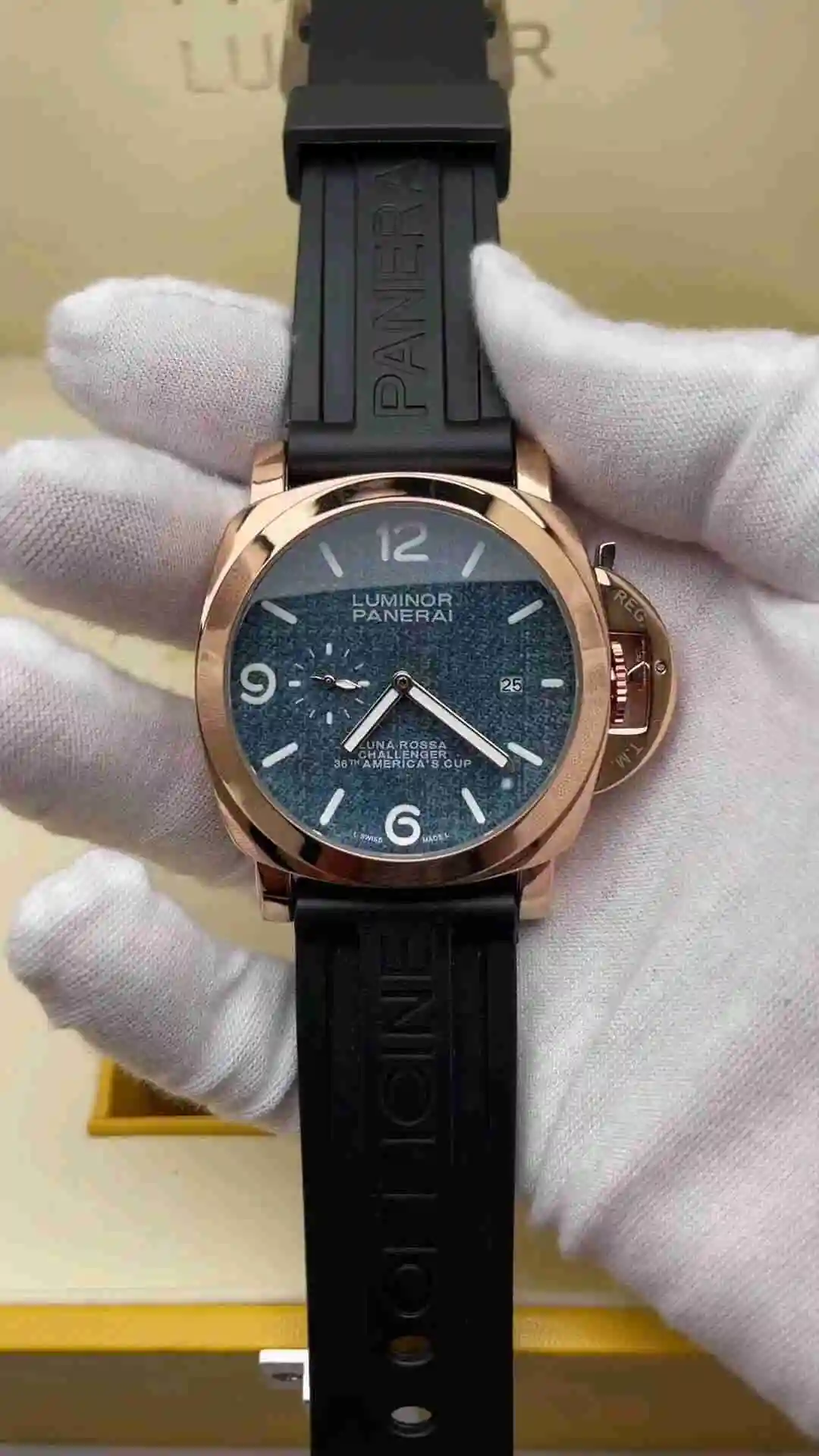 General Watches Panerai Peinahai Watch Men's Watch Paired with Original Fully Automatic Mechanical Movement Top Grade 316 Precision Steel Case with Mineral Super Strong Mirror Diameter 44mm KK02950 view 4
