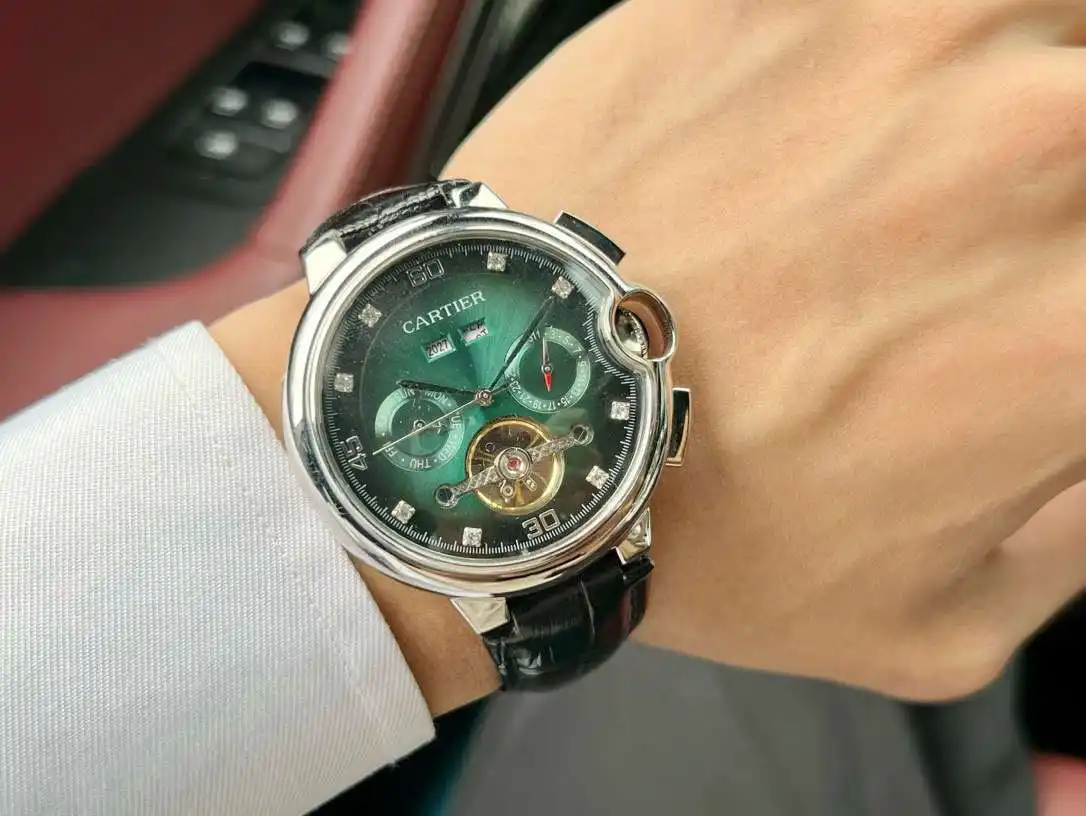 General Watches Watch, men's watch with original fully automatic mechanical movement, top-grade 316 stainless steel case and strap, mineral super mirror, diameter 46cm KK05250 view 5