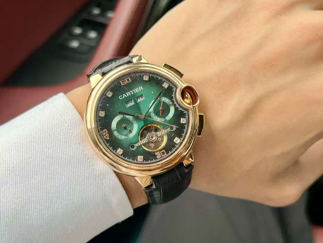 General Watches Watch, men's watch with original fully automatic mechanical movement, top-grade 316 stainless steel case and strap, mineral super mirror, diameter 46cm KK05250 view 6