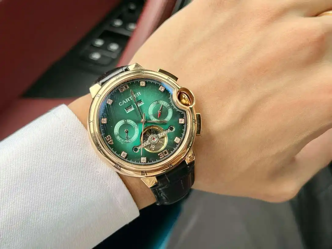 General Watches Watch, men's watch with original fully automatic mechanical movement, top-grade 316 stainless steel case and strap, mineral super mirror, diameter 46cm KK05250 view 7