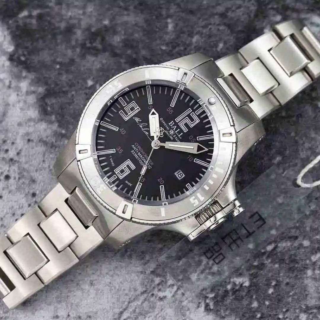 General Watches Ball White 1050 Black+50 Steel+100 Watch view 7