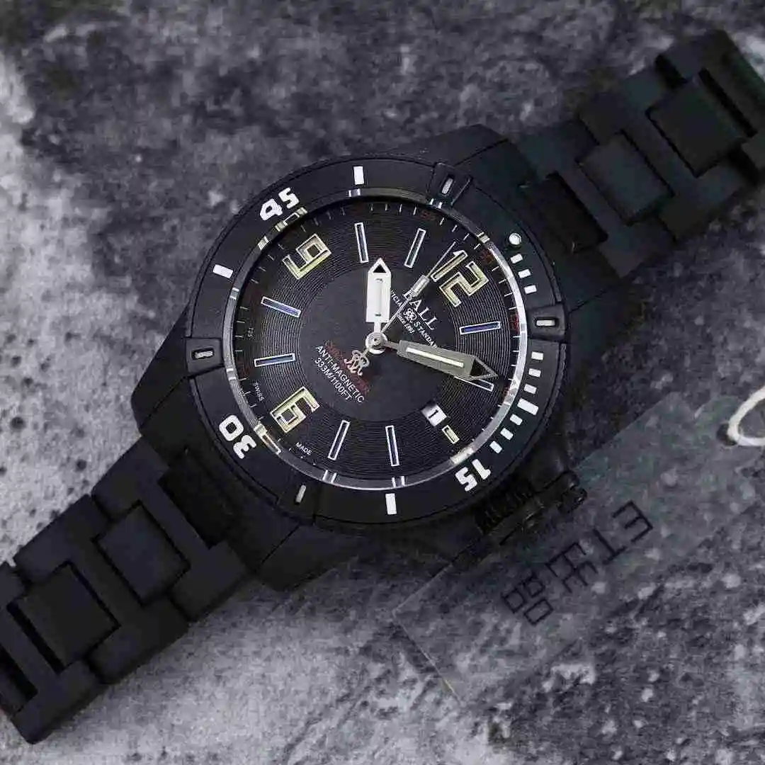 General Watches Ball White 1050 Black+50 Steel+100 Watch view 8