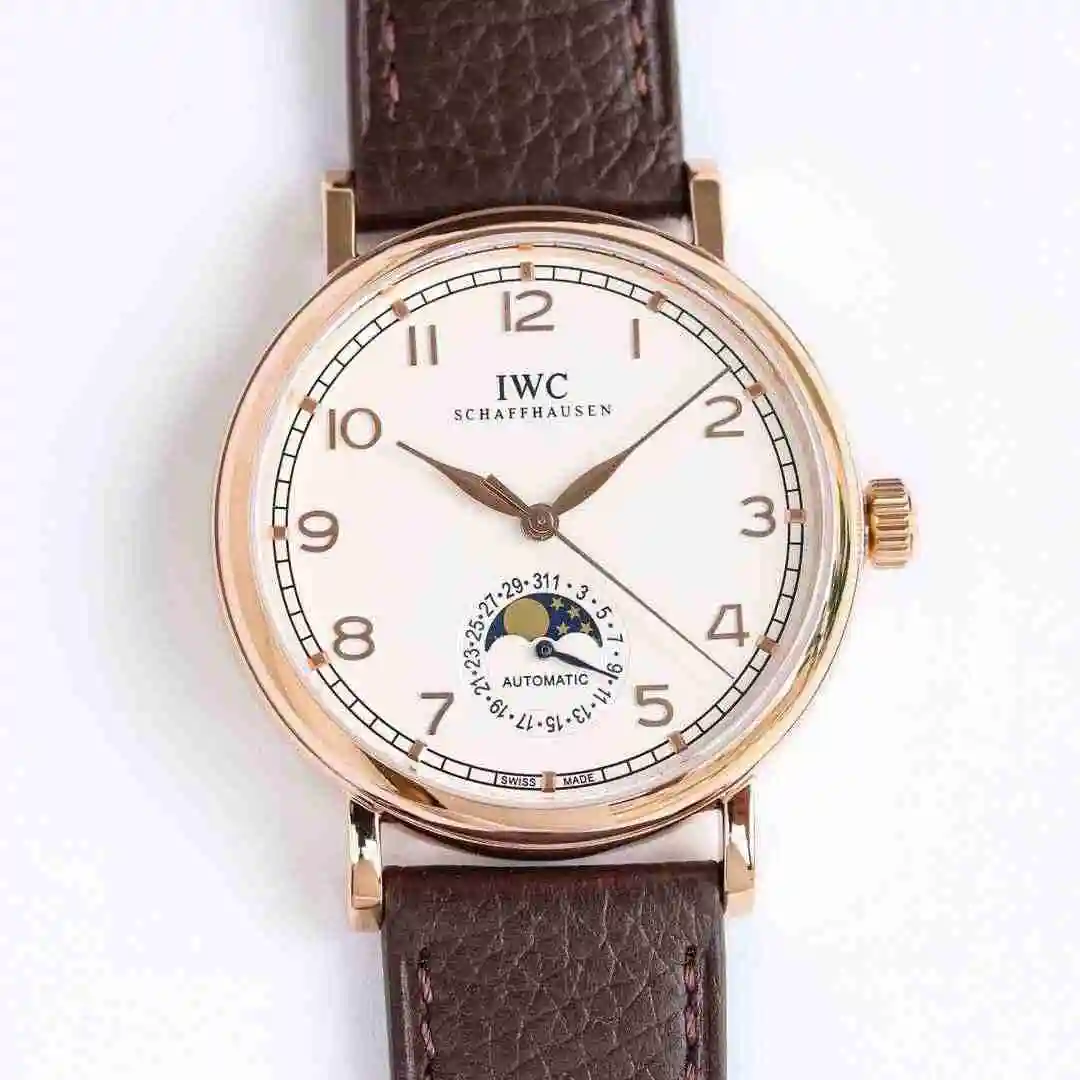 General Watches IWC Wanguo Watch Men's Watch Paired with Original Fully Automatic Mechanical Movement Top Grade 316 Precision Steel Case with Mineral Super Strong Mirror Diameter 39mm kk view 6