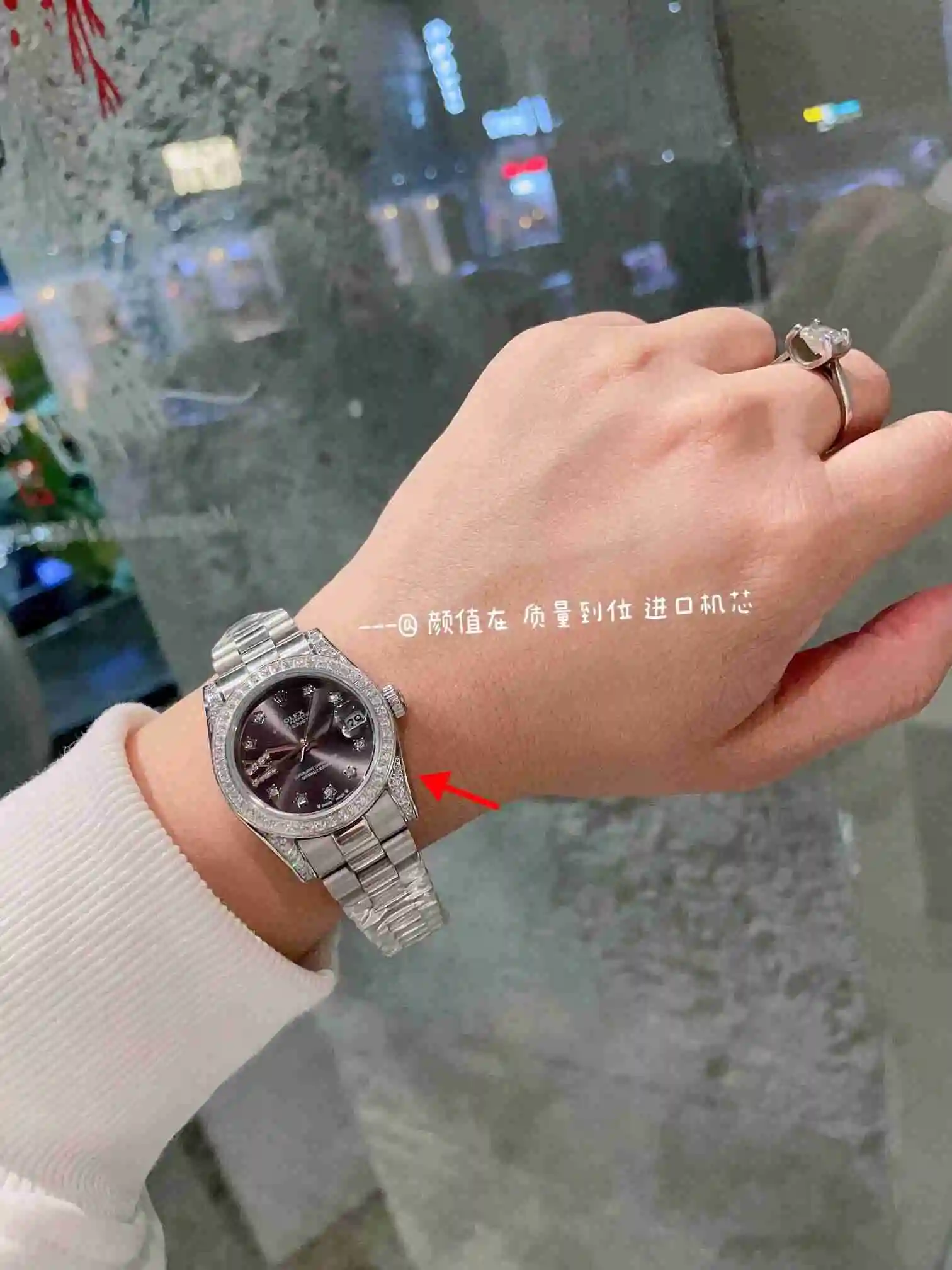 General Watches Rolex Watch Women's Watch Paired with Original Fully Automatic Mechanical Movement Top grade 316 Precision Steel Case with Mineral Super Strong Mirror Diameter 31cm KK03050 1 view 5