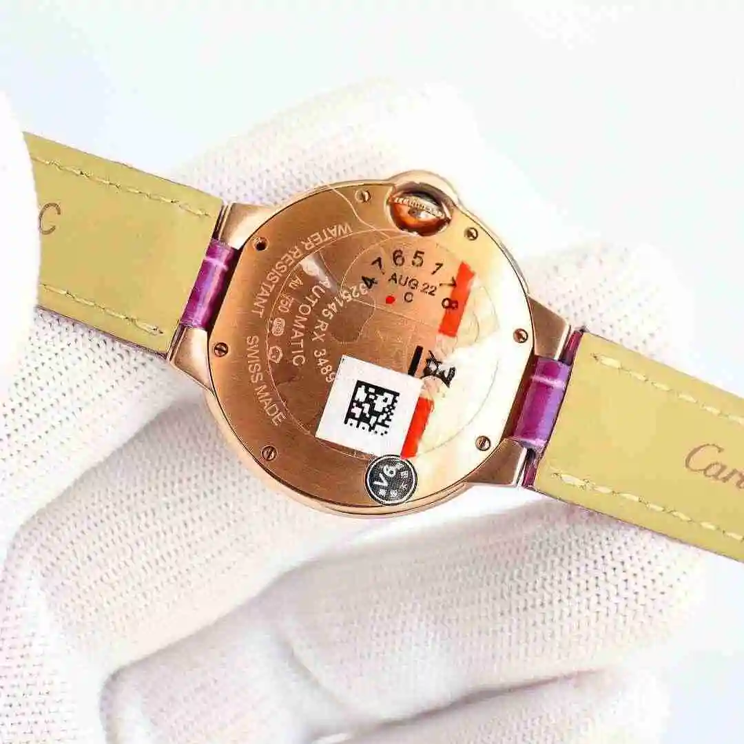 General Watches Cartier Watch Women's Watch Paired with Original Fully Automatic Mechanical Movement Top Grade 316 Precision Steel Case with Mineral Super Strong Mirror Diameter 33mm kk018500 view 2