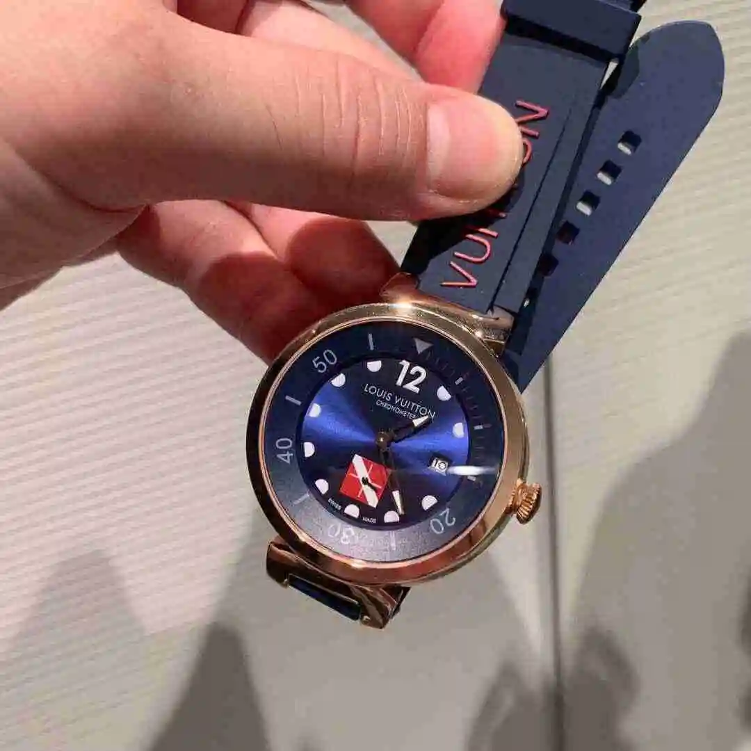 General Watches LV watch for men with original fully automatic mechanical movement, top grade 316 precision steel case with mineral super strong mirror diameter 42mm KK02750 view 4