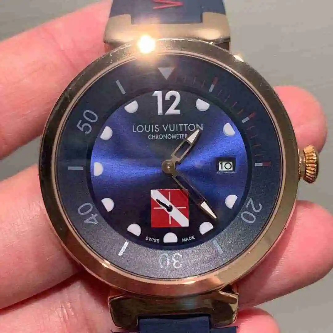 General Watches LV watch for men with original fully automatic mechanical movement, top grade 316 precision steel case with mineral super strong mirror diameter 42mm KK02750 view 6