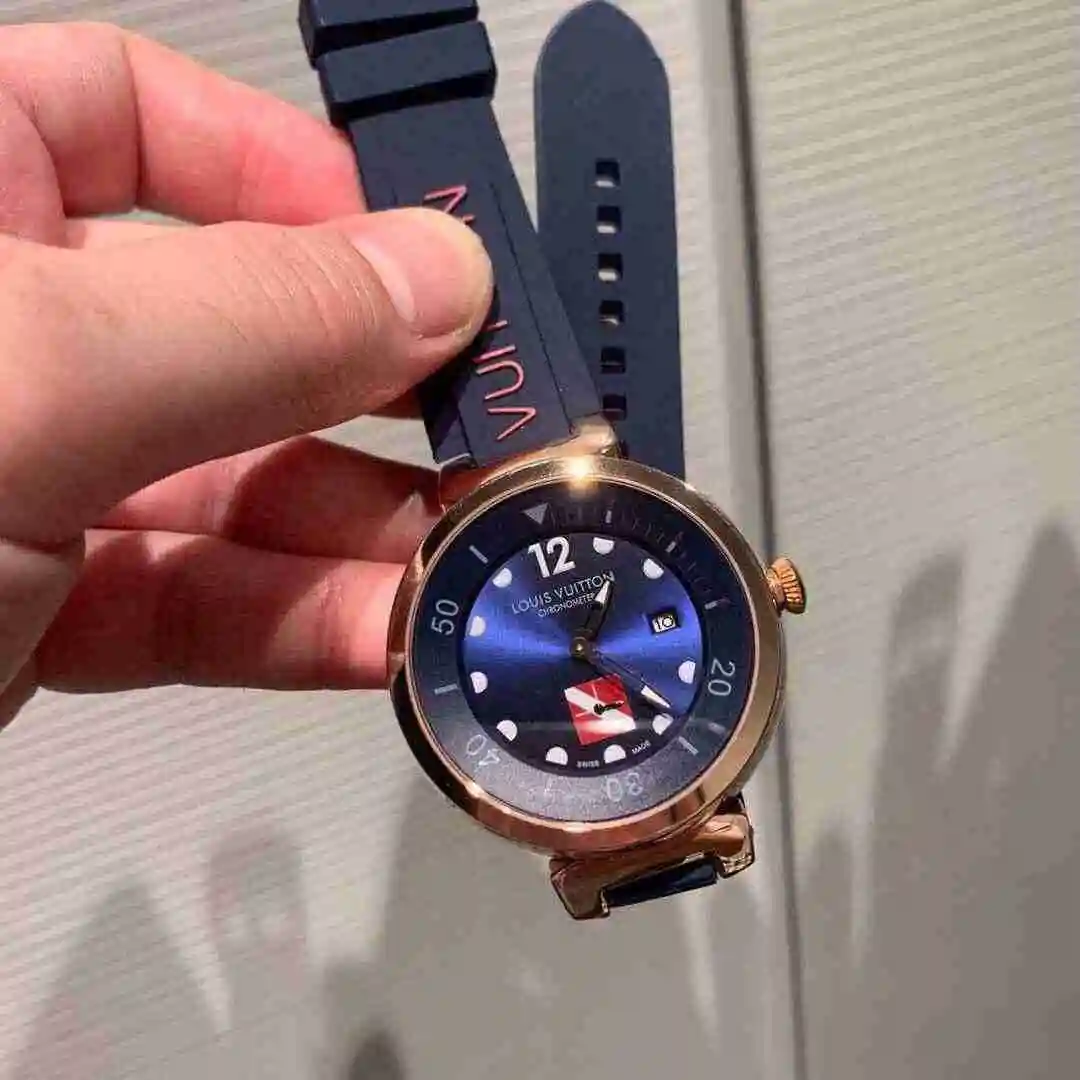 General Watches LV watch for men with original fully automatic mechanical movement, top grade 316 precision steel case with mineral super strong mirror diameter 42mm KK02750 view 7