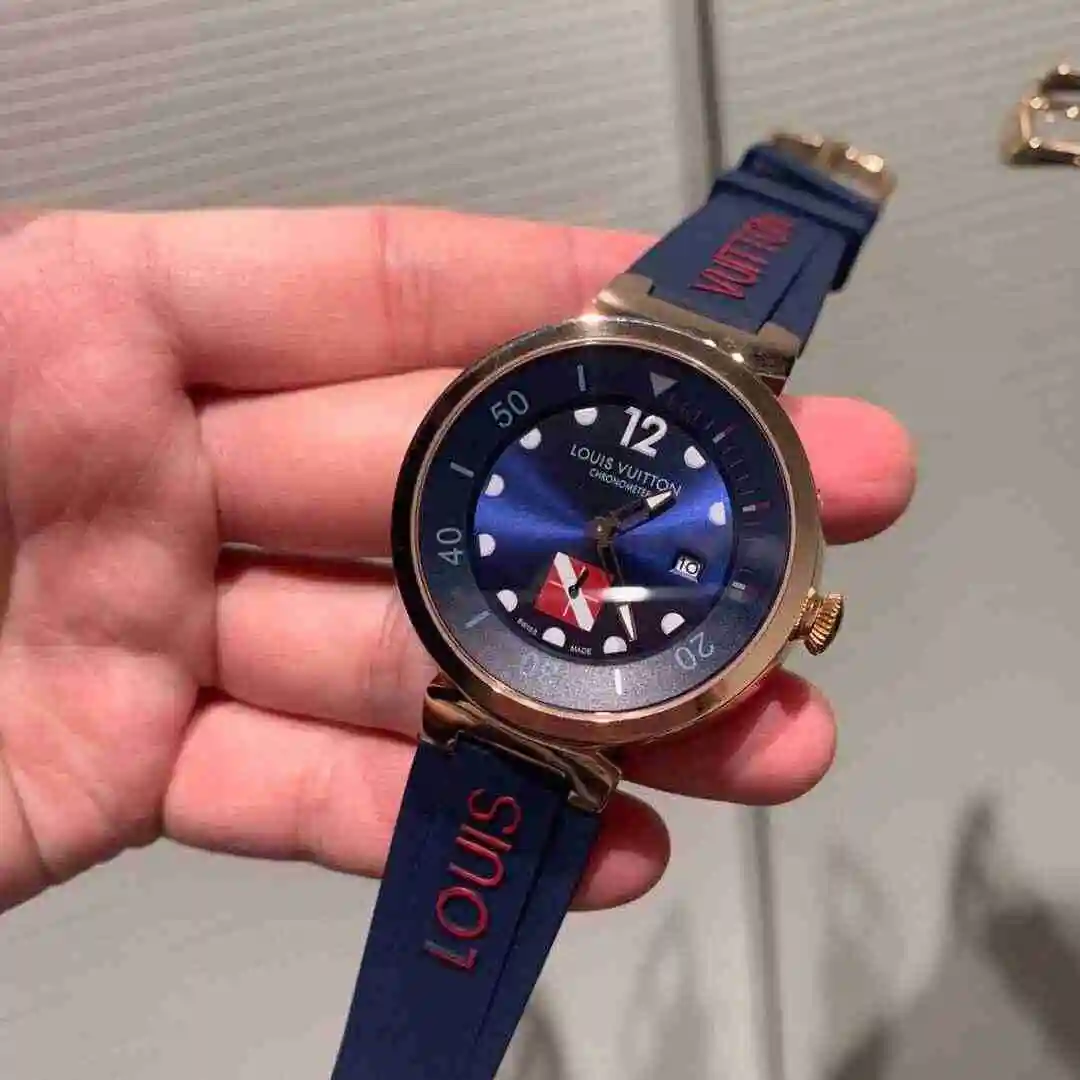 General Watches LV watch for men with original fully automatic mechanical movement, top grade 316 precision steel case with mineral super strong mirror diameter 42mm KK02750 view 8