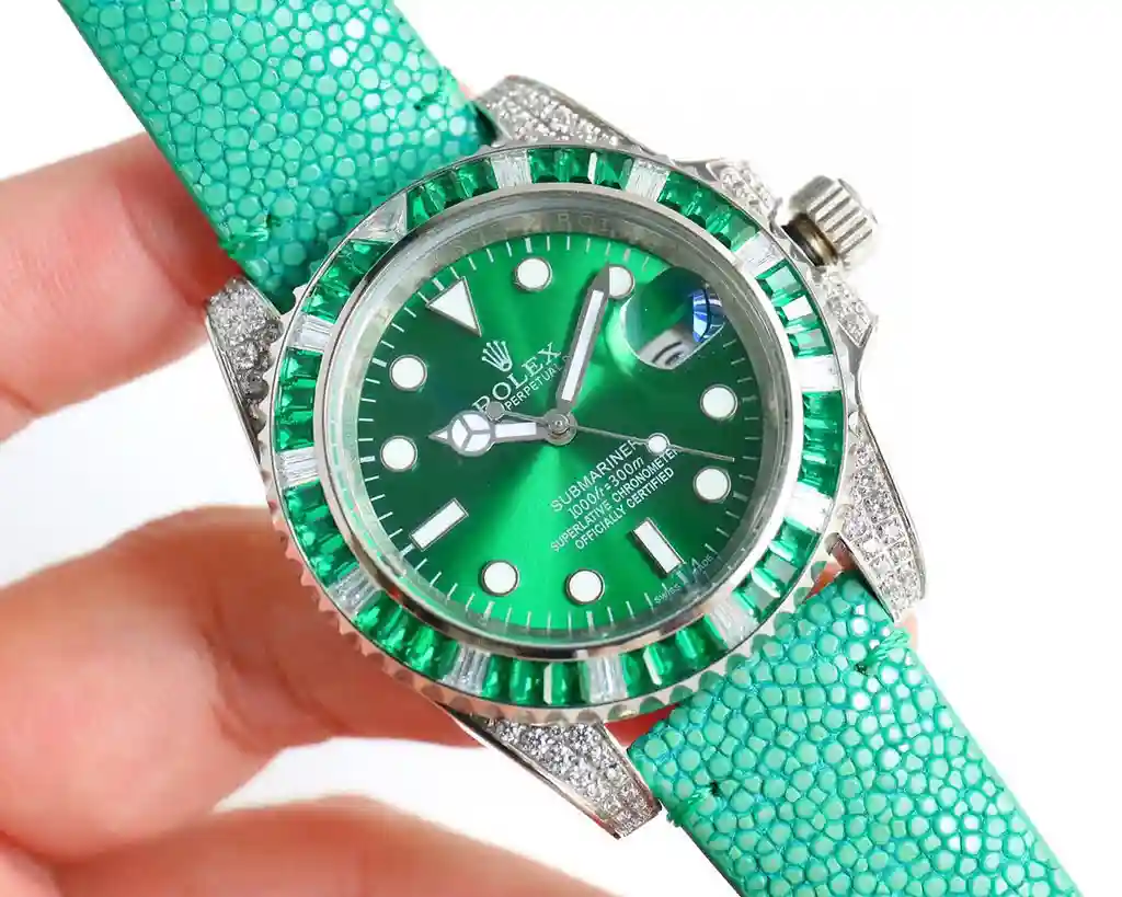 General Watches Rolex watches men's watch with original fully automatic mechanical movement top 316 stainless steel case strap mineral super mirror diameter 40mm KK view 6