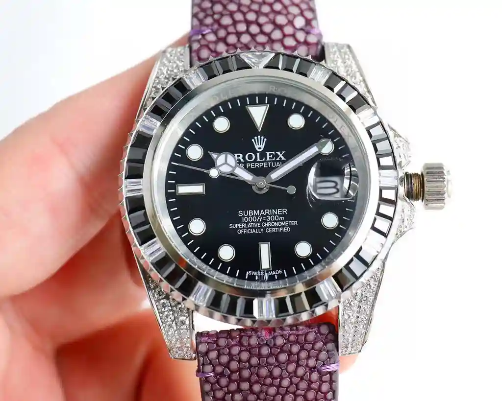 General Watches Rolex watches men's watch with original fully automatic mechanical movement top 316 stainless steel case strap mineral super mirror diameter 40mm KK view 9