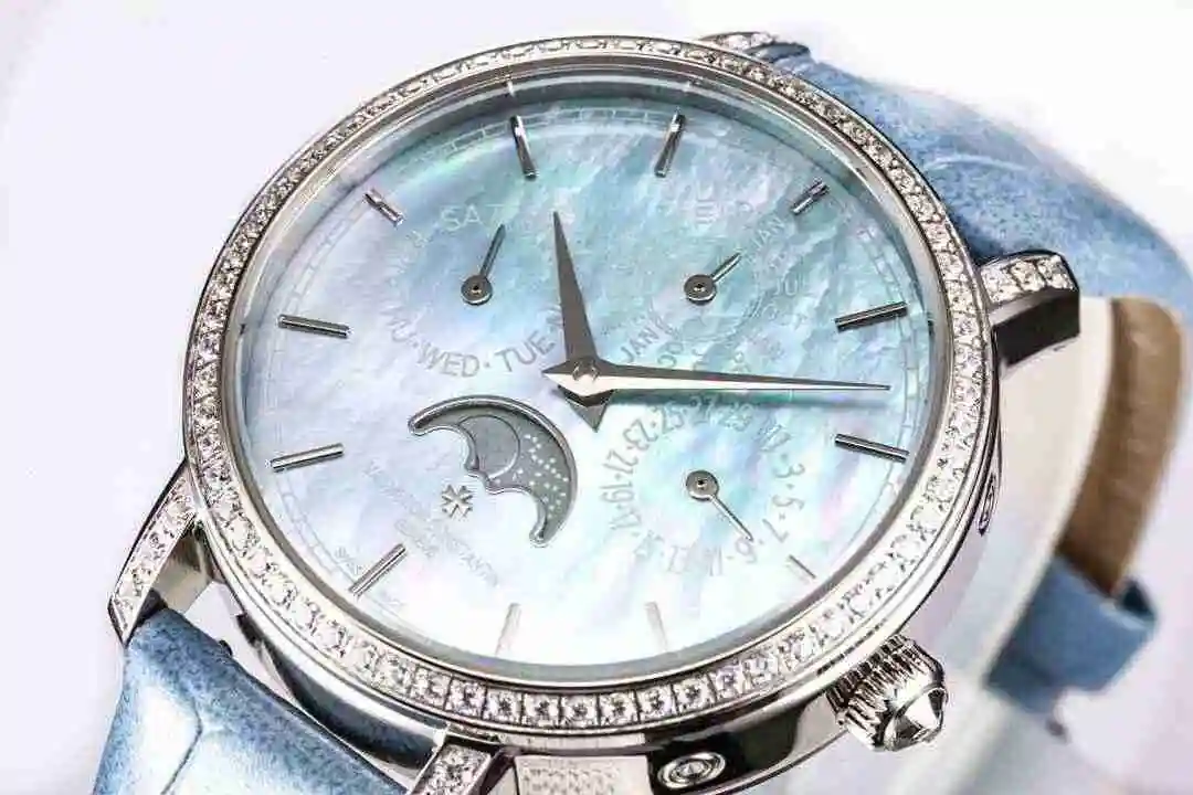 General Watches Vacheron Constantin Jiangshi Dandun Watch Women's Watch Paired with Original Fully Automatic Mechanical Movement Top Grade 316 Precision Steel Case with Mineral Super Strong Mirror Diameter 36mm kk013500 view 5