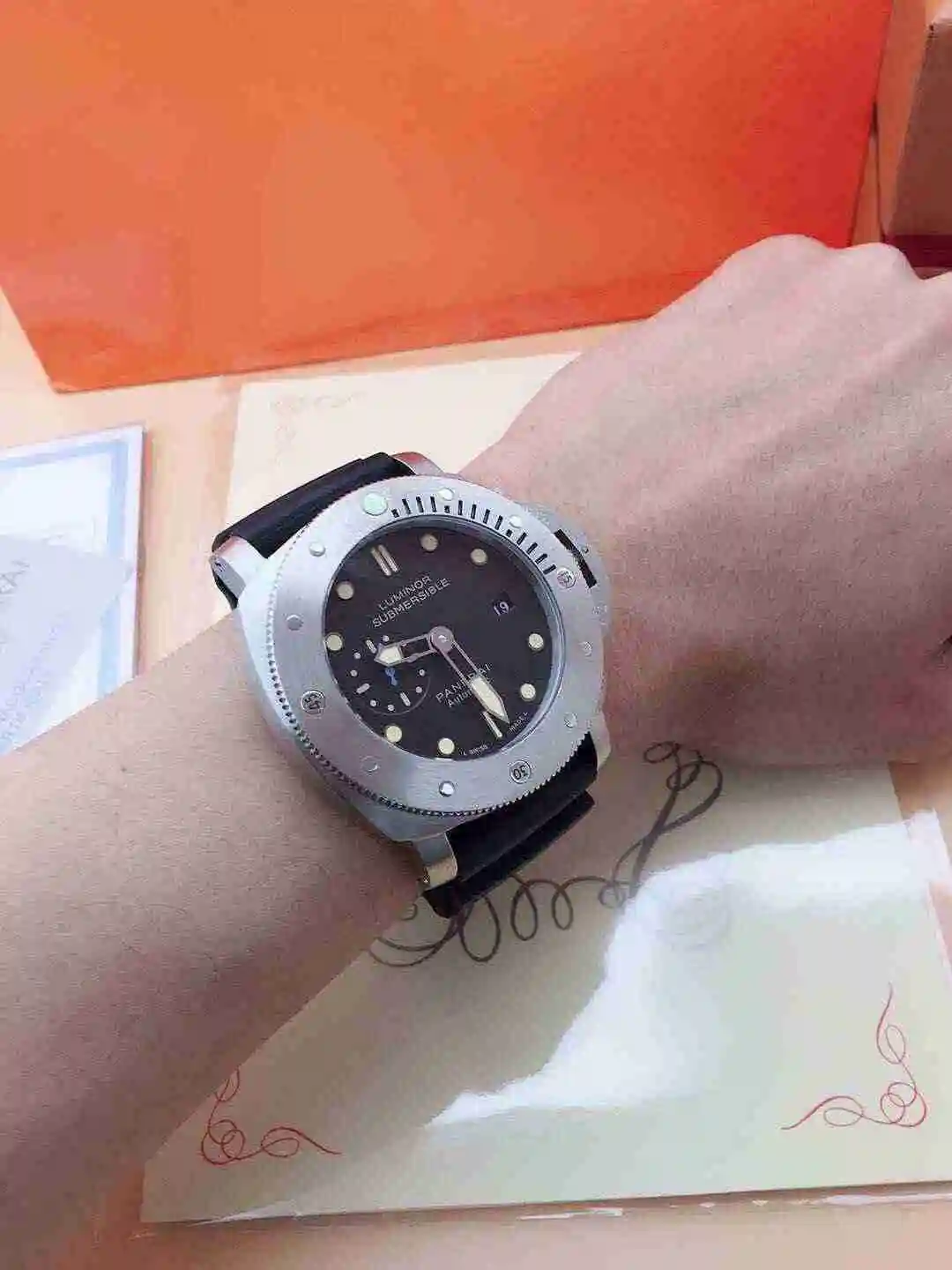 General Watches Panerai Peinahai Watch Men's Watch Paired with Original Fully Automatic Mechanical Movement Top Grade 316 Precision Steel Case with Mineral Super Strong Mirror Diameter 47mm KK05850 view 2