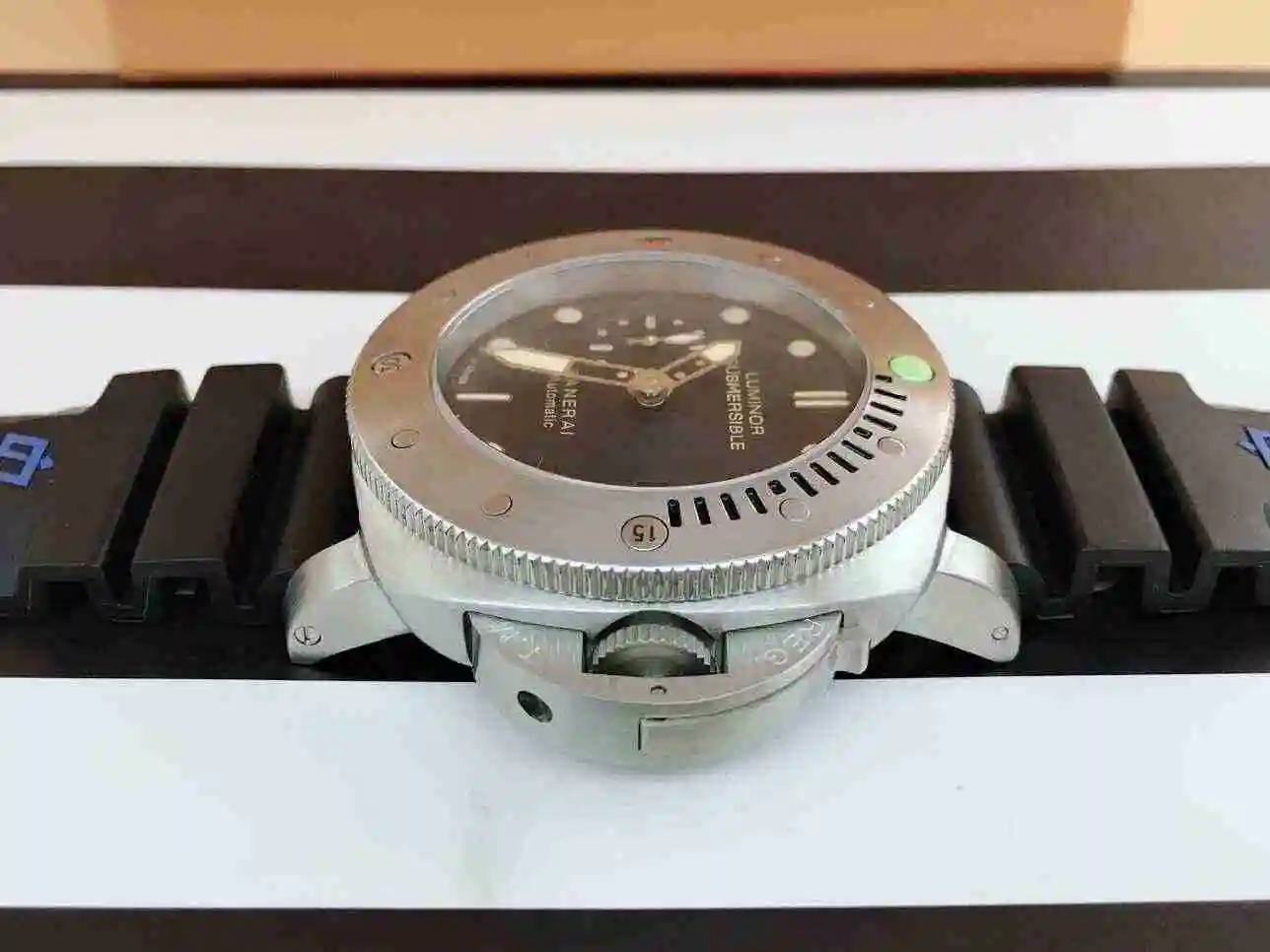 General Watches Panerai Peinahai Watch Men's Watch Paired with Original Fully Automatic Mechanical Movement Top Grade 316 Precision Steel Case with Mineral Super Strong Mirror Diameter 47mm KK05850 view 5