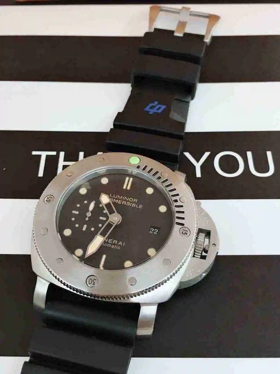 General Watches Panerai Peinahai Watch Men's Watch Paired with Original Fully Automatic Mechanical Movement Top Grade 316 Precision Steel Case with Mineral Super Strong Mirror Diameter 47mm KK05850 view 7