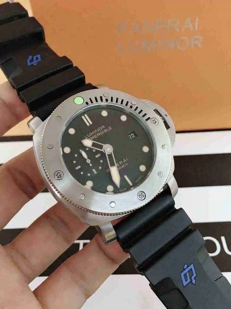 General Watches Panerai Peinahai Watch Men's Watch Paired with Original Fully Automatic Mechanical Movement Top Grade 316 Precision Steel Case with Mineral Super Strong Mirror Diameter 47mm KK05850 view 9