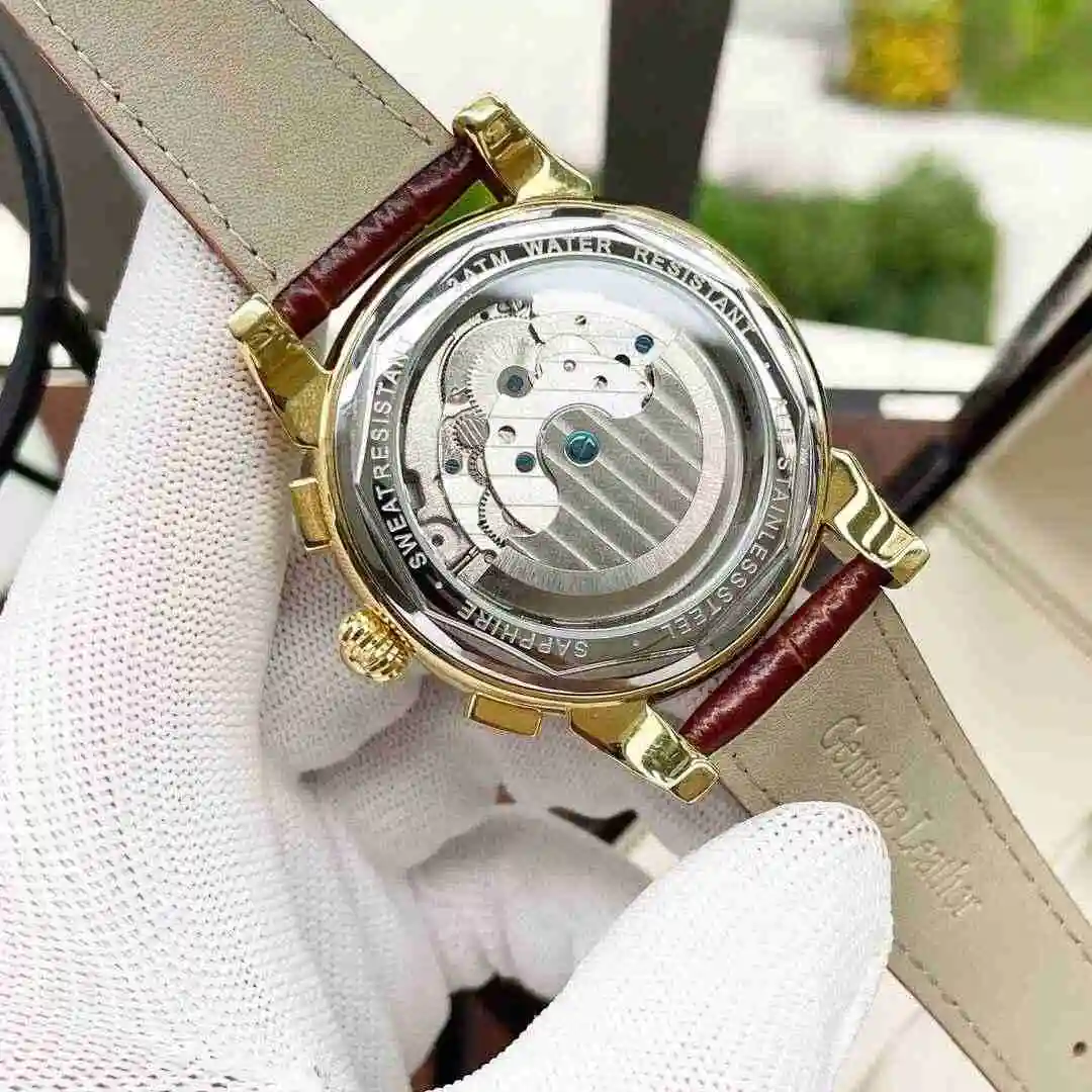 General Watches Omega Watch Men's Watch Paired with Original Fully Automatic Mechanical Movement Top Grade 316 Precision Steel Case with Mineral Super Strong Mirror Diameter 42mm KK05250 view 3