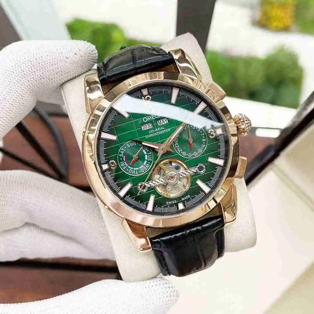 General Watches Omega Watch Men's Watch Paired with Original Fully Automatic Mechanical Movement Top Grade 316 Precision Steel Case with Mineral Super Strong Mirror Diameter 42mm KK05250 view 7
