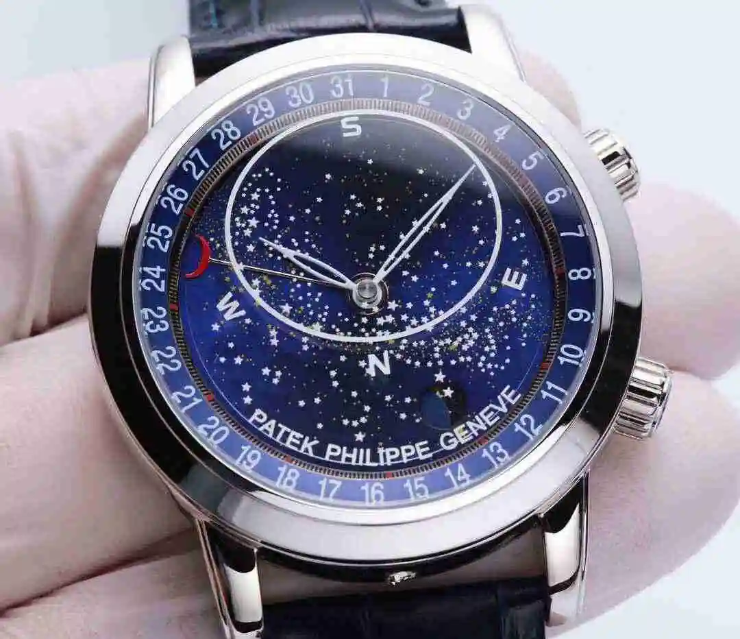 General Watches Patek Philippe Watch Men's Watch Paired with Original Fully Automatic Mechanical Movement Top Grade 316 Precision Steel Case Case with Mineral Super Strong Mirror Diameter 41mm kk09800 1 view 6