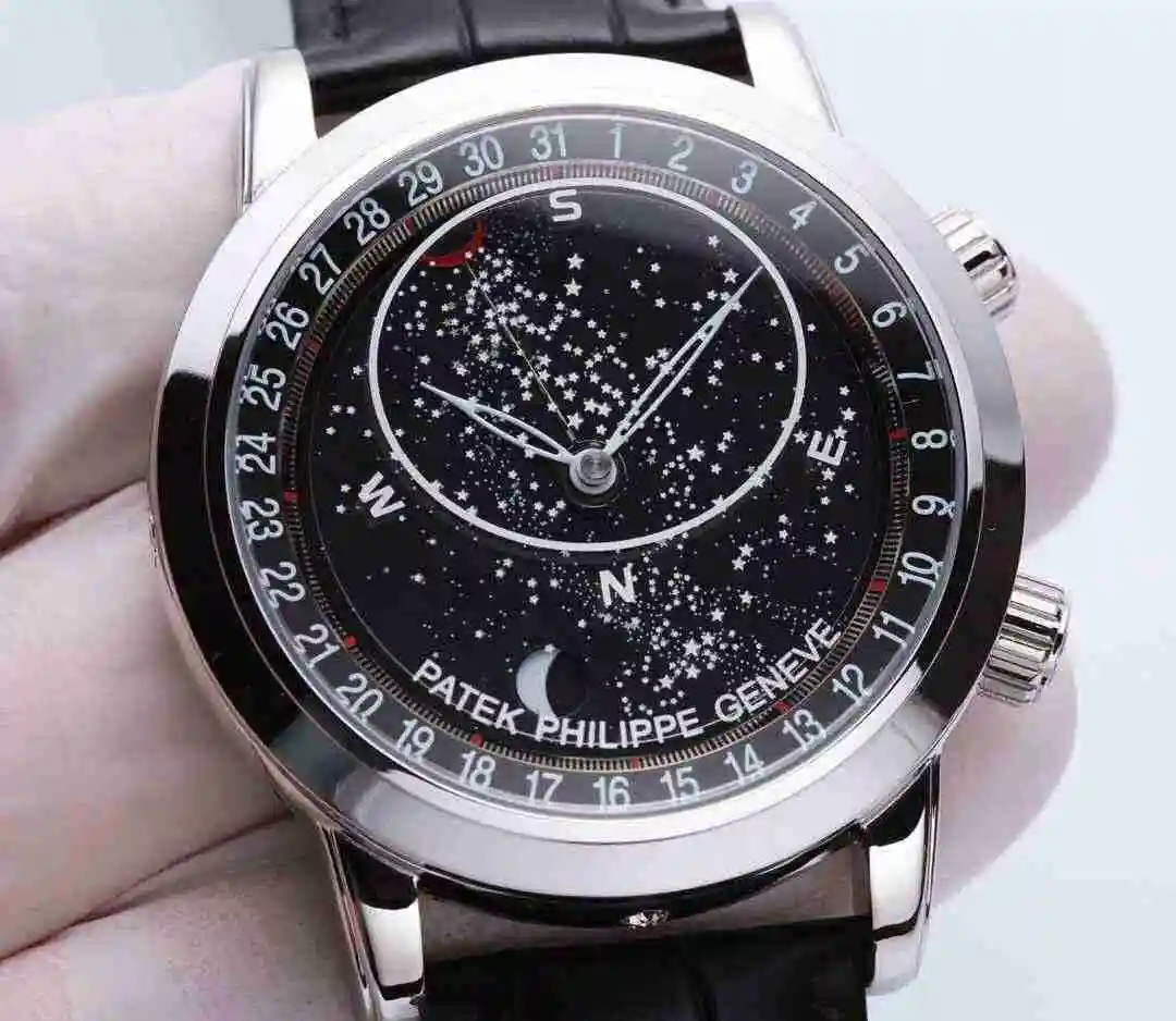 General Watches Patek Philippe Watch Men's Watch Paired with Original Fully Automatic Mechanical Movement Top Grade 316 Precision Steel Case Case with Mineral Super Strong Mirror Diameter 41mm kk09800 1 view 9