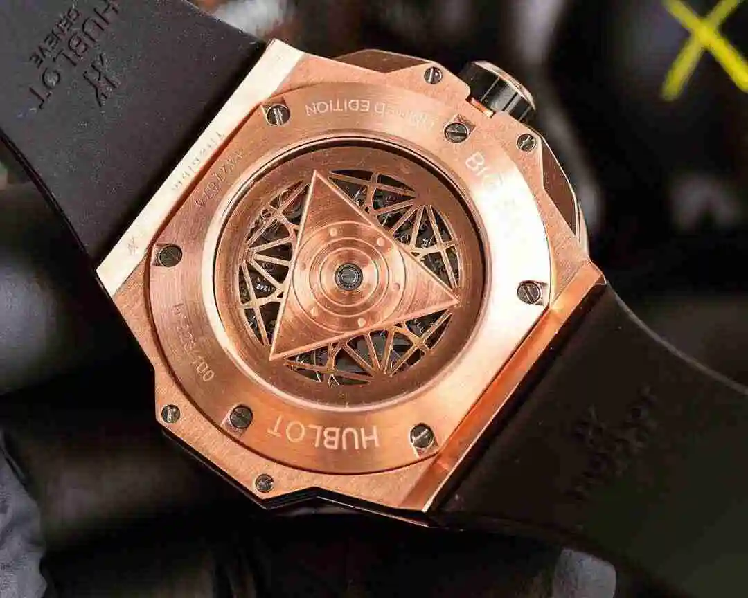 General Watches Hublot Yubo Watch Men's Watch Paired with Original Fully Automatic Mechanical Movement, Top Grade 316 Precision Steel Case with Mineral Super Strong Mirror Diameter 45mm KK06550 view 4